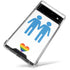 Blue Pride Google Pixel 6 Clear Case